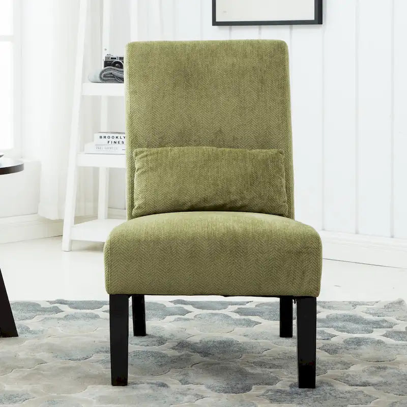 31.75 hoher Polyester-Akzentsessel mit passendem Kissen