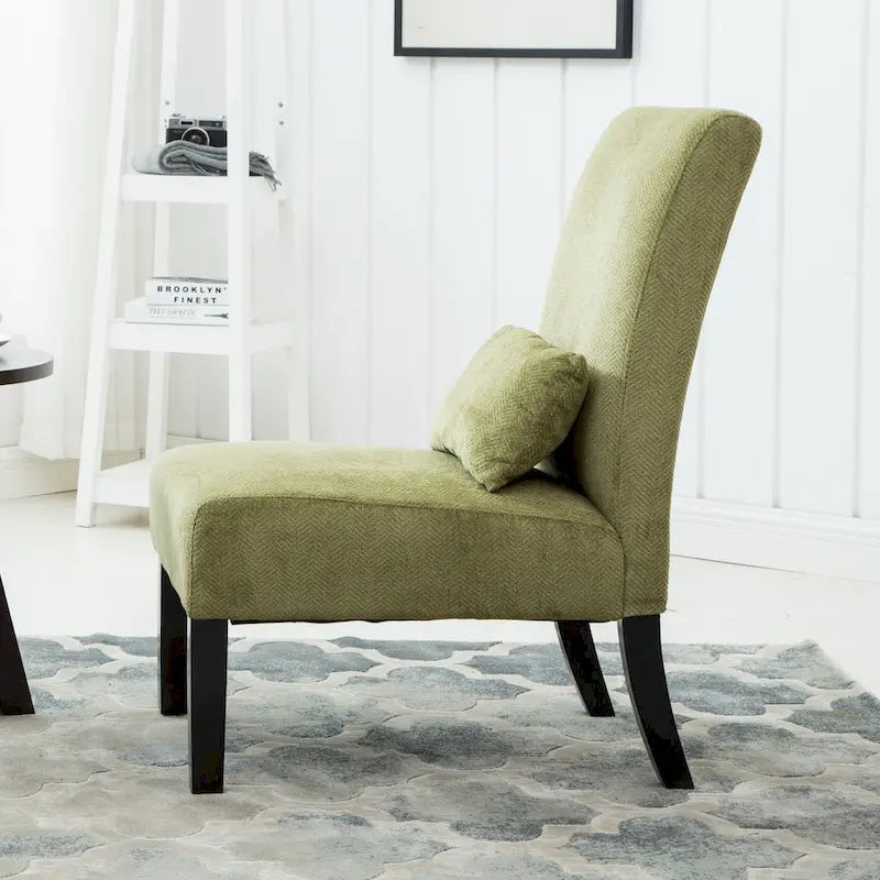 31.75 hoher Polyester-Akzentsessel mit passendem Kissen