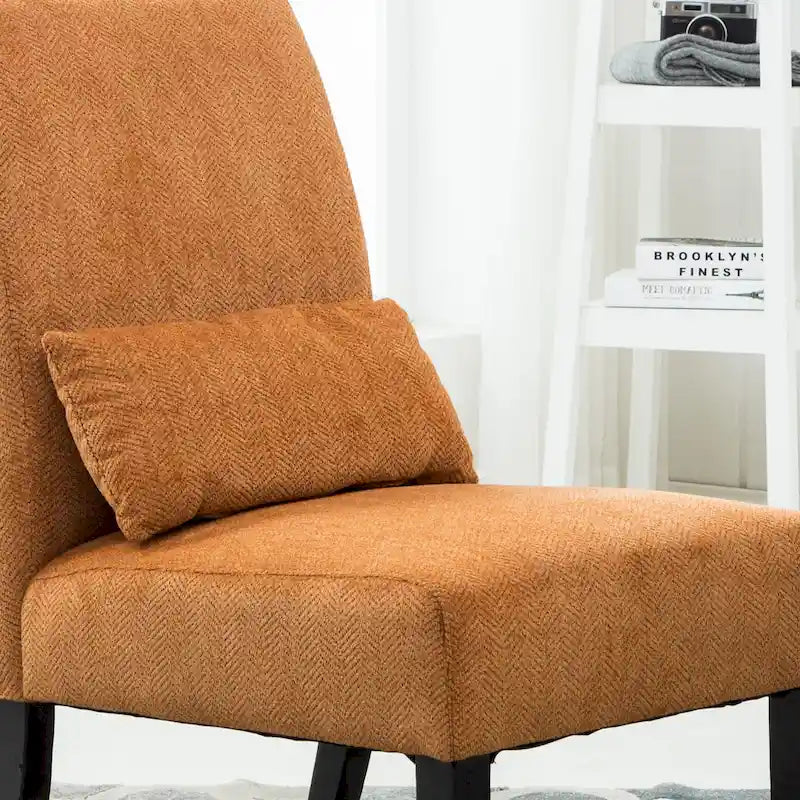 31.75 hoher Polyester-Akzentsessel mit passendem Kissen
