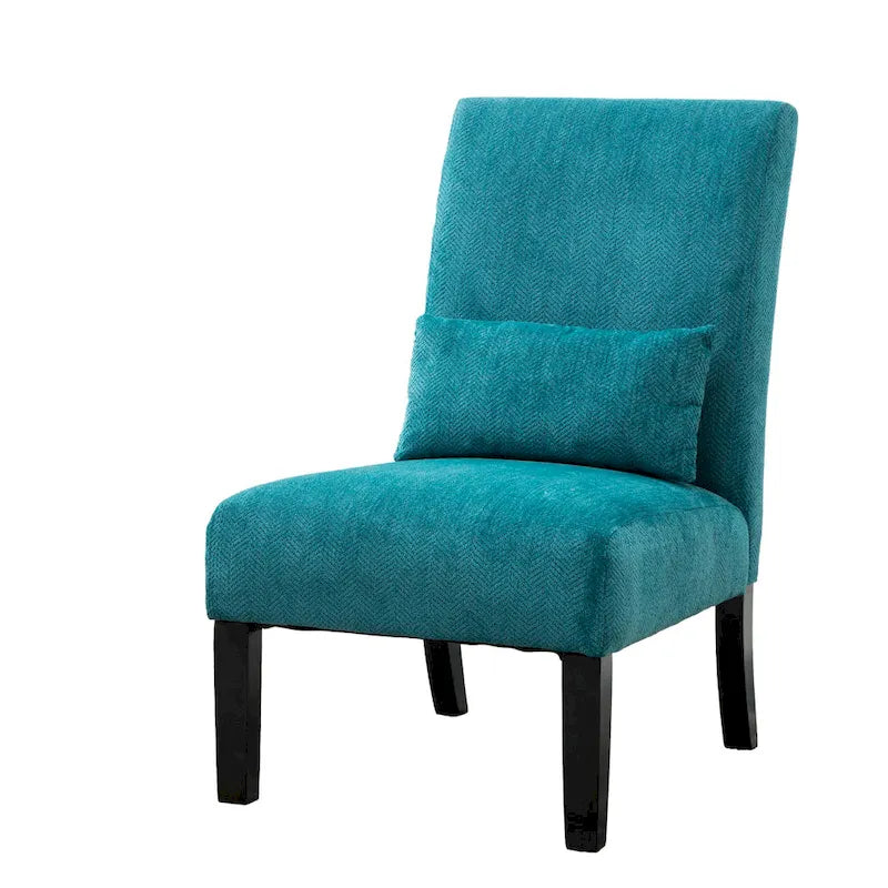 31.75 hoher Polyester-Akzentsessel mit passendem Kissen