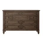 Americana Farmhouse Dusty Taupe 9 Drawer Dresser