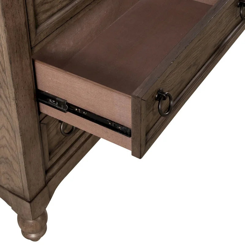 Farmhouse-Kommode in Dusty Taupe mit 9 Schubladen