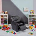 Kinder-Relaxsessel aus PVC mit Zurücklehnfunktion, Getränkehalter und bequemem Fußteil