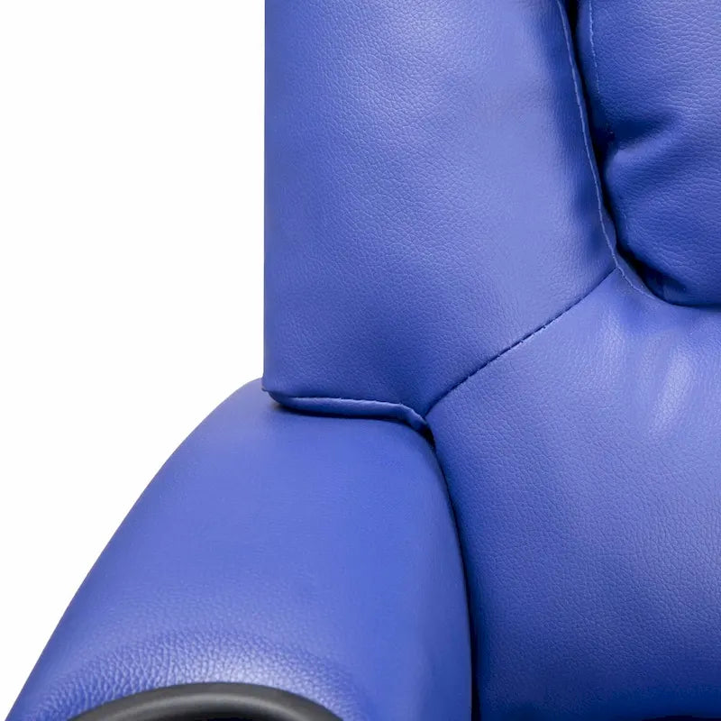 Kinder-Relaxsessel aus PVC mit Zurücklehnfunktion, Getränkehalter und bequemem Fußteil