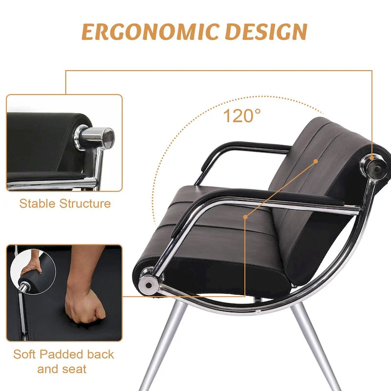Waiting Room Chair Office Chair, Reception Bench Guest Chair for Airport, Office, Salon, Bank, Hospital
