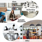 Wartezimmerstuhl, Bürostuhl, Empfangsbank und Gästestuhl für Flughafen, Büro, Salon, Bank und Krankenhaus