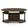 Ovaler Couchtisch mit schlichtem Design