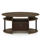 Ovaler Couchtisch mit schlichtem Design