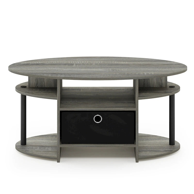 Ovaler Couchtisch mit schlichtem Design