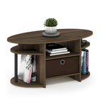 Ovaler Couchtisch mit schlichtem Design