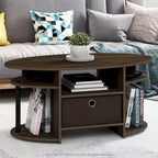 Ovaler Couchtisch mit schlichtem Design