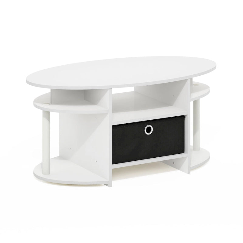Ovaler Couchtisch mit schlichtem Design