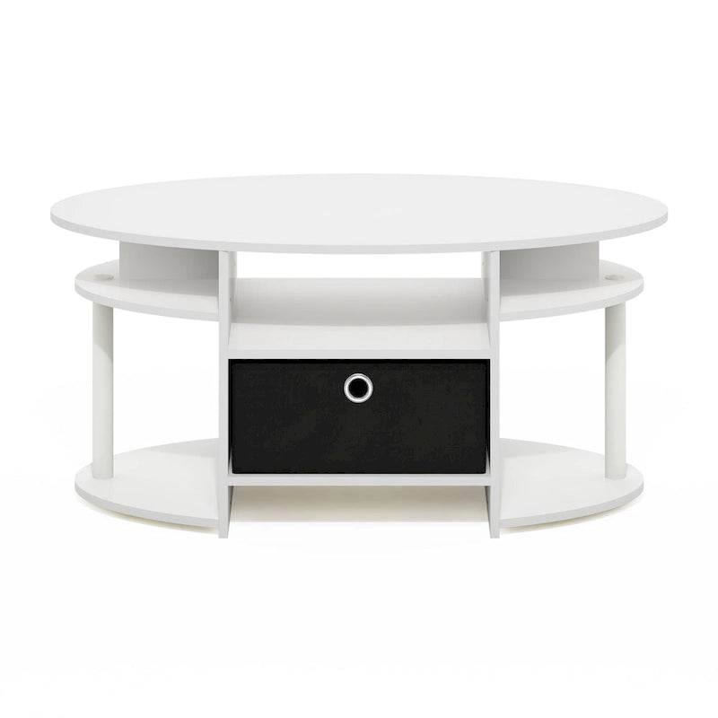 Ovaler Couchtisch mit schlichtem Design