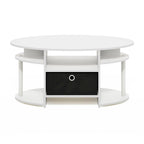 Ovaler Couchtisch mit schlichtem Design