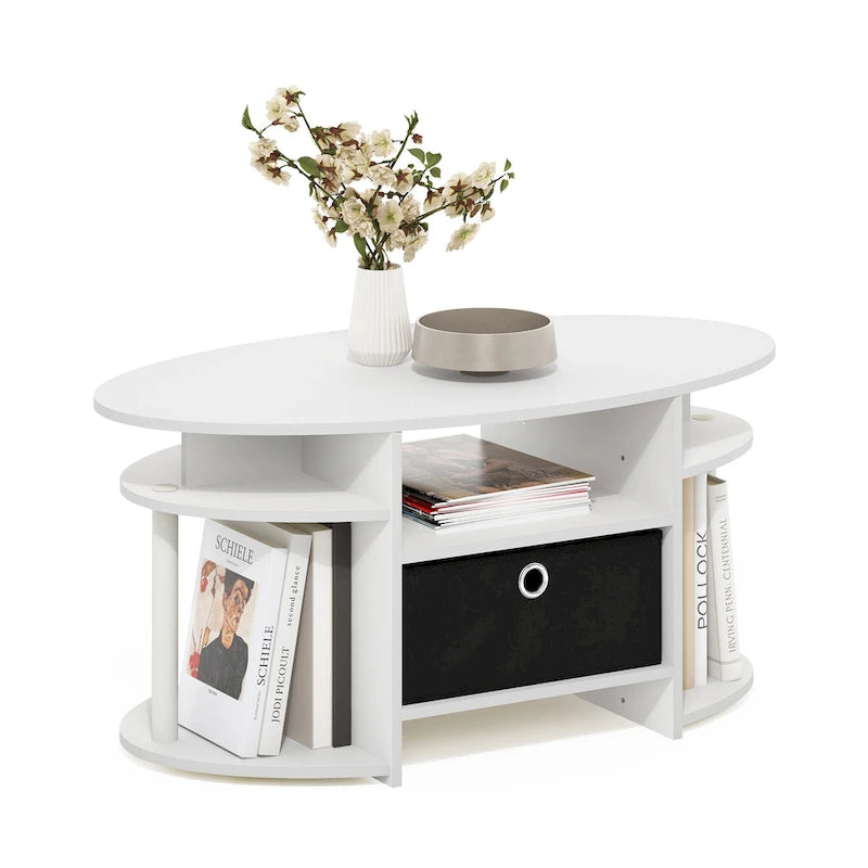 Ovaler Couchtisch mit schlichtem Design