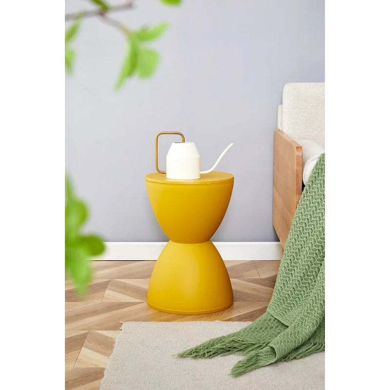 Sgabello moderno, tavolino laterale contemporaneo, sgabello decorativo moderno per una casa elegante