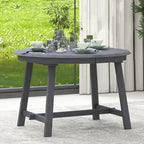 Ronde uitschuifbare retrohouten eettafel voor de eetkamer