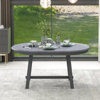 Ronde uitschuifbare retrohouten eettafel voor de eetkamer
